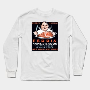 Vintage Ham and Bacon Long Sleeve T-Shirt